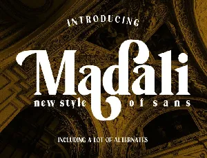 Madali Demo font