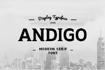 Andigo font