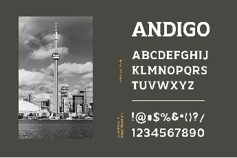 Andigo font