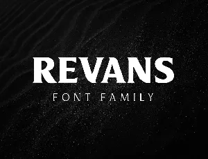 Revans Serif Family font