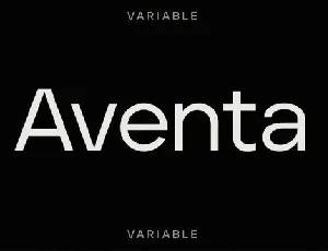 Aventa Sans Family font