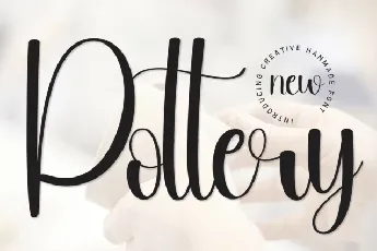 Pottery Script font