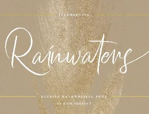 Rainwaters font