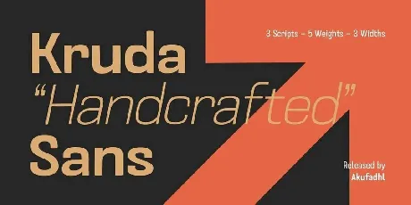 Kruda Family font