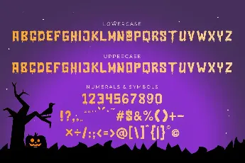 Scary Pumpkin font