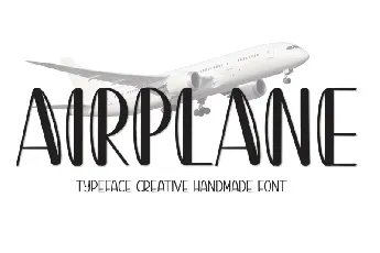 Airplane Display font