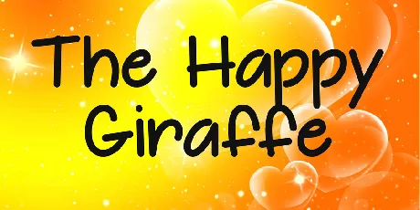 The Happy Giraffe font