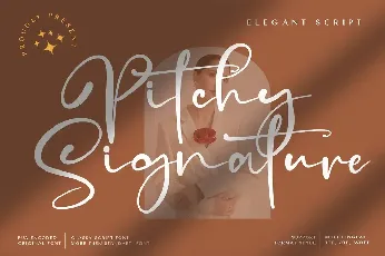 Pitchy Signature Script font