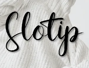 Slotip font