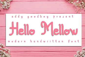 Hello Mellow font