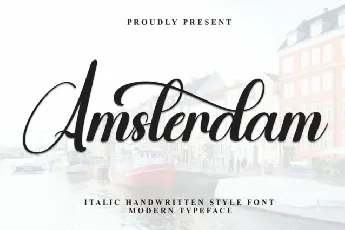 Amsterdam Script Typeface font