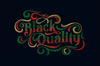 Black Quality font