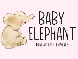 Baby Elephant font