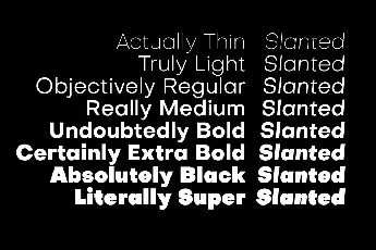 Objectivity font