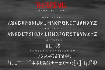 Theorevil font