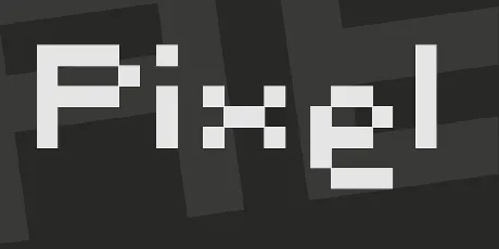 Pixel font