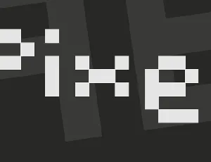 Pixel font