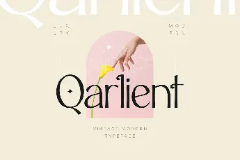 Qarlient Serif font