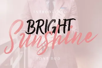 Bright Sunshine Duo font