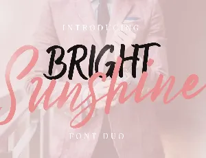 Bright Sunshine Duo font