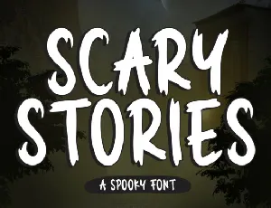 Scary Stories Script font