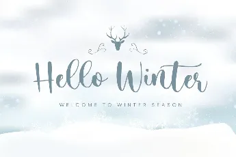 Mystical Snow Calligraphy Script font