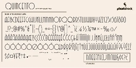 Quincento font