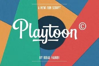 Playtoon Script font