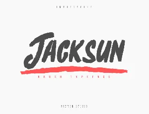 Jacksun font