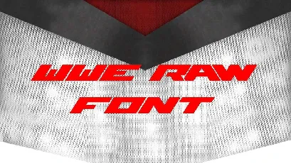 WWE Raw font