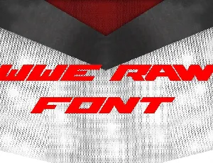 WWE Raw font