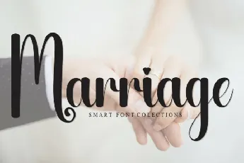 Marriage Script font