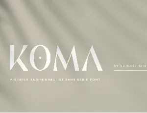 Koma font