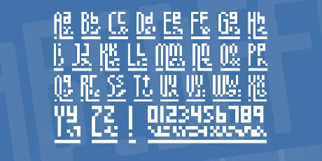 megapixel font