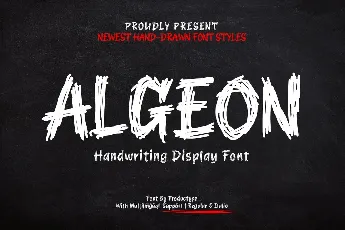 ALGEON trial font