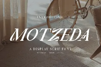 Motzeda Family font