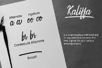 Kaliffa – Script font