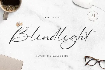 Blindlight font