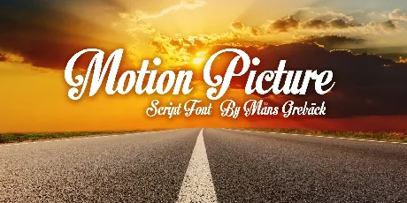 Motion Picture font