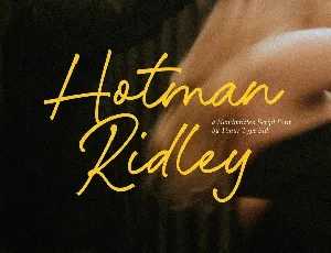 Hotman Ridley font