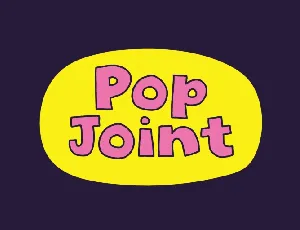 Pop Joint DEMO font