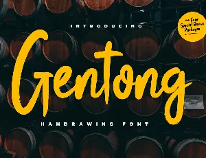 Gentong font