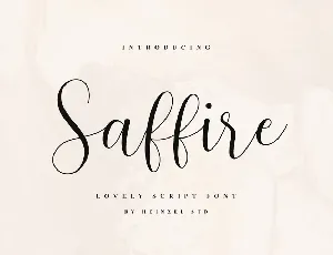 Saffire font