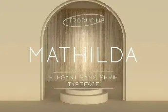 Mathilda font