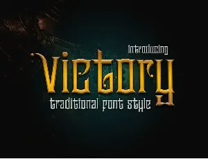 VICTORY font