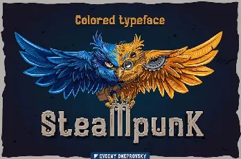 Steampunk font