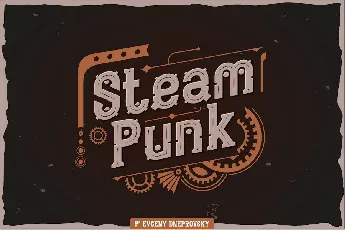 Steampunk font