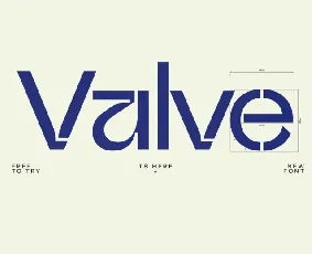 PP Valve Family font