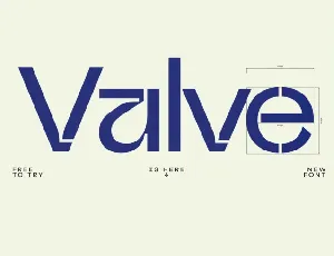 PP Valve Family font