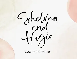 Shelma & Hugie Duo font